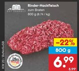 Rinder-Hackfleisch im Angebot bei Netto Marken-Discount in Gladbeck Rinder-Hackfleisch Angebote von Gut Ponholz bei Netto Marken-Discount Gladbeck für 6,99 €