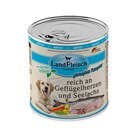 LandFleisch Dog Classic reich an Geflügelherzen und Seelachs mit Gartengemüse 800 g bei Zookauf im Prospekt "" für 1,99 €
