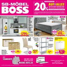 Bett im SB Möbel Boss Prospekt "20% AUF FAST ALLES" mit 12 Seiten (Braunschweig)