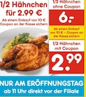 1/2 Hähnchen bei Netto Marken-Discount im Kleinwallstadt Prospekt für 2,99 €