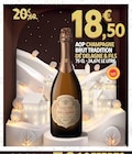 AOP Champagne brut tradition - Delagne & Fils en promo chez Intermarché Roubaix à 18,50 €