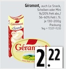 Le Snack von Géramont im aktuellen EDEKA Prospekt für 2,22 €