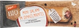 Bio-Mini Salami oder Bio-Mini Salami im Dinkelmantel von tegut... im aktuellen tegut Prospekt