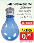 Solar-Dekoleuchte „Glühbirne“ im Angebot bei Zimmermann in Delmenhorst Solar-Dekoleuchte „Glühbirne“ Angebote bei Zimmermann Delmenhorst für 0,99 €