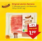 Original Jamón Serrano Angebote von Las Cuarenta bei Netto Marken-Discount Schwäbisch Hall für 1,99 €