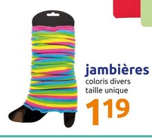 jambières - Action à Paris jambières en promo chez Action Paris à 1,19 €