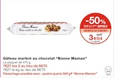 Gâteau marbré au chocolat - Bonne Maman à 3,64 € dans le catalogue Monoprix