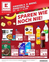 Aktueller Kaufland Supermarkt Prospekt in Herbrechtingen und Umgebung, "Aktuelle Angebote" mit 56 Seiten, 10.05.2024 - 15.05.2024