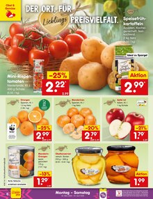 Tomaten im Netto Marken-Discount Prospekt "Aktuelle Angebote" mit 62 Seiten (Krefeld)