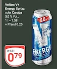 V+ Energy, Sprizz oder Curuba Angebote von Veltins bei GLOBUS Hürth für 0,79 €