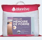 Oreiller Mémoire de Forme - BLANREVE dans le catalogue Super U