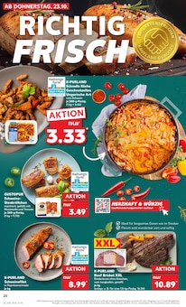 Steak im Kaufland Prospekt "Aktuelle Angebote" mit 61 Seiten (Rostock)