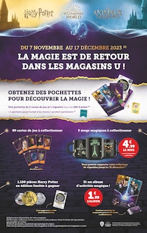 Catalogue Super U de la semaine "Un Noël inoubliable à prix bas" avec 2 pages, valide du 05/12/2023 au 17/12/2023 pour Écouen et alentours Prospectus Super U de la semaine "Un Noël inoubliable à prix bas" avec 2 pages, valide du 05/12/2023 au 17/12/2023 pour Écouen et alentours