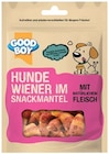 Wiener im Snackmantel oder Mega Kautwister Hähnchen Angebote von Good Boy bei REWE Ettlingen für 1,59 €