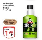 Sirup Royale im Angebot bei GLOBUS in Plauen Sirup Royale Angebote bei GLOBUS Plauen für 1,99 €