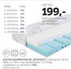 Aktuelle Matratze Angebote bei mömax in Karlsruhe Aktuelles KALTSCHAUMMATRATZE „BODYSOUL“ Angebot bei mömax in Karlsruhe ab 199,00 €