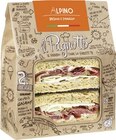 Sandwich au pain de mie aux céréales et graines Bresaola et Fromage Il Pagnotto - ALPINO à 3,39 € dans le catalogue Géant Casino
