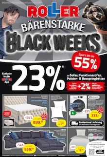 Waschmaschine im ROLLER Prospekt "BÄRENSTARKE BLACK WEEKS" mit 26 Seiten (Esslingen (Neckar))