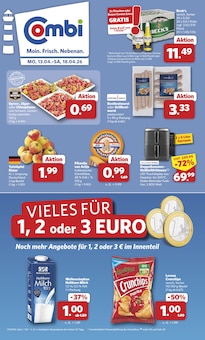 Äpfel im aktuellen combi Prospekt (Hannover) Äpfel im combi Prospekt "Markt - Angebote" mit 38 Seiten (Hannover)