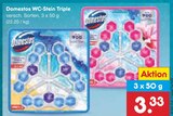 WC-Stein Triple Angebote von Domestos bei Netto Marken-Discount Bad Kreuznach für 3,33 €