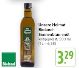 Unsere Heimat Bioland-Sonnenblumenöl im Angebot bei EDEKA in Koblenz Unsere Heimat Bioland-Sonnenblumenöl Angebote von Bioland bei EDEKA Koblenz für 3,29 €