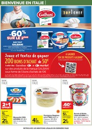 Prix et réduction Burrata dans le prospectus Carrefour en cours Offre Burrata dans le catalogue Carrefour du moment à la page 23