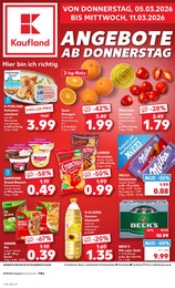 Aktueller Kaufland Supermarkt Prospekt für Leezen, Segeberg 05.03.2026 - 11.03.2026 Kaufland Prospekt für Leezen, Segeberg mit 60 Seiten