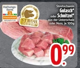 Gulasch Angebote von Strohschwein bei EDEKA Regensburg für 0,99 €