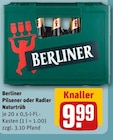 Pilsener oder Radler Naturtrüb bei REWE im Schönefeld Prospekt für 9,99 €