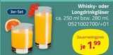 Whisky- oder Longdrinkgläser Angebote bei ROLLER Melle für 1,99 €