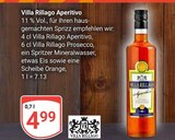 Aperitivo Angebote von Villa Rillago bei GLOBUS Leipzig für 4,99 €