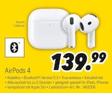 AirPods 4 Angebote bei MEDIMAX Hoyerswerda für 139,99 €