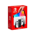 Console Nintendo "Switch" (modèle) OLED, avec Joy-Con blancs - NINTENDO en promo chez Carrefour Créteil à 310,95 €