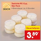 Teelichte PC-Cup von DEKOR im aktuellen Netto Marken-Discount Prospekt