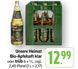 Bio-Apfelsaft klar im aktuellen Prospekt bei E center in Riol
