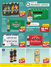 Becks Angebot im aktuellen Netto Marken-Discount Prospekt auf Seite 25