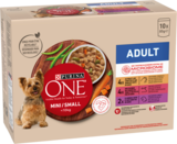 PÂTÉE POUR PETIT CHIEN ADULTE PURINA ONE - PURINA en promo chez Auchan Supermarché Levallois-Perret à 3,28 €