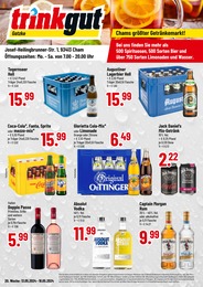 Aktueller Trinkgut Prospekt, "Chams größter Getränkemarkt!", mit Angeboten der Woche, gültig von 13.05.2024 bis 13.05.2024