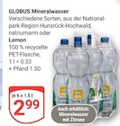 Aktuelle Wasser Angebote bei GLOBUS in Trier Aktuelles Lemon Angebot bei GLOBUS in Trier ab 2,99 €