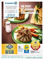 Catalogue E.Leclerc "Un vent de promos gourmandes.", 64 pages, à Villeneuve-la-Garenne, 22/10/2019 - 02/11/2019 Prospectus E.Leclerc "Un vent de promos gourmandes.", 64 pages, à Villeneuve-la-Garenne, 22/10/2019 - 02/11/2019