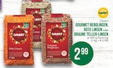 GOURMET BERGLINSEN, ROTE LINSEN oder BRAUNE TELLER-LINSEN bei E center im Moers Prospekt für 2,99 €