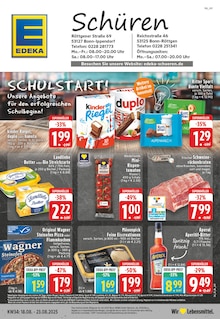 Aktueller EDEKA Prospekt "Aktuelle Angebote" für Bonn Aktueller EDEKA Prospekt für Bonn mit Seiten