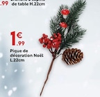 Pique de décoration Noël à 1,99 € dans le catalogue Maxi Bazar