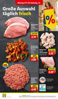 Hackfleisch im Lidl Prospekt "LIDL LOHNT SICH" mit 59 Seiten (Göttingen)