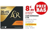 Café Espresso - L'Or en promo chez Super U Bergerac à 8,99 €