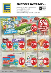 EDEKA Supermarkt Prospekt der aktuellen Woche mit 24 Seiten, gültig von 08.09.2025 bis 13.09.2025, in Kamp-Lintfort und Umgebung Aktueller EDEKA Supermarkt Prospekt in Kamp-Lintfort und Umgebung, "Aktuelle Angebote" mit 24 Seiten, 08.09.2025 - 13.09.2025