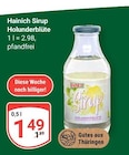 Sirup Holunderblüte Angebote von Hainich bei GLOBUS Erfurt für 1,49 €