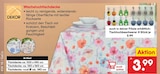 Wachstuch Tischdecke 100 x 140 cm Angebote von Dekor bei Netto Marken-Discount Melle für 3,99 €