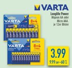 Aktuelle Batterie Angebote bei diska in Erfurt Aktuelles Longlife Power Mignon AA Angebot bei diska in Erfurt ab 3,99 €