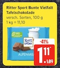 Ritter Sport Bunte Vielfalt Tafelschokolade im aktuellen EDEKA Frischemarkt Prospekt